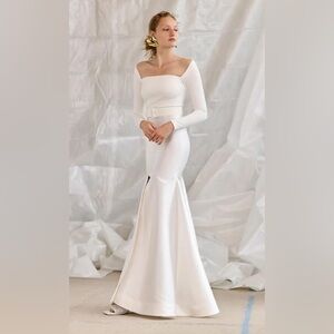 Solace London Mabel Belted Wedding Dress US 6 NWT